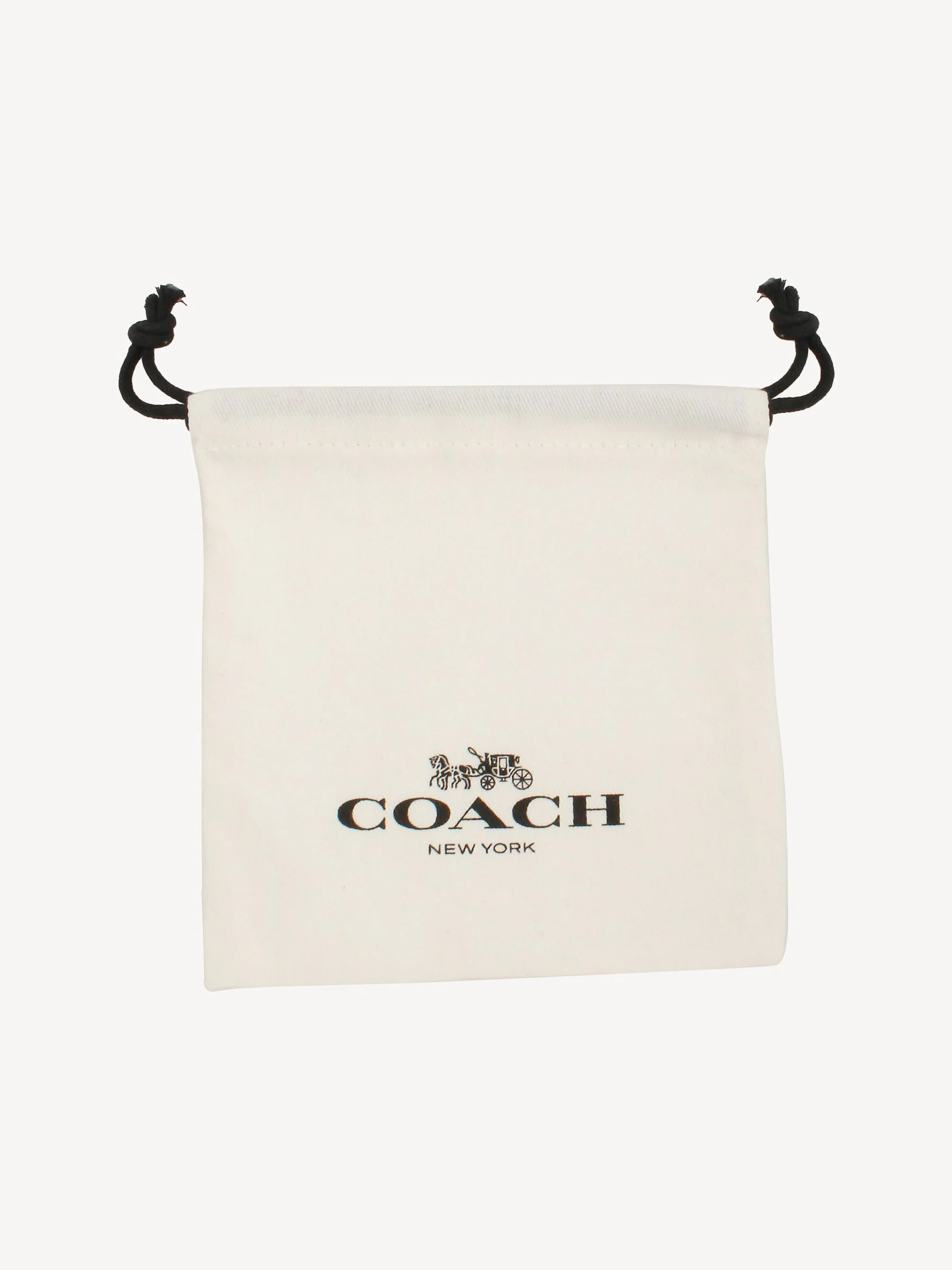 COACH Tone Signature oorknopjes met muntje en parel