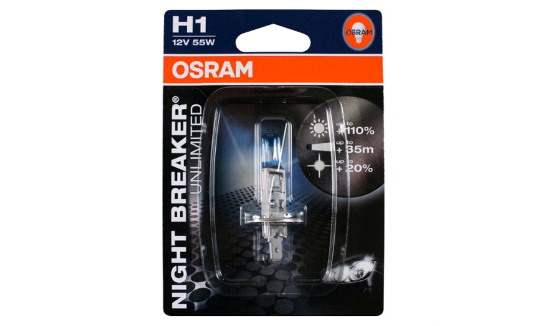 Pære H1 Night Breaker Unlimited - Osram