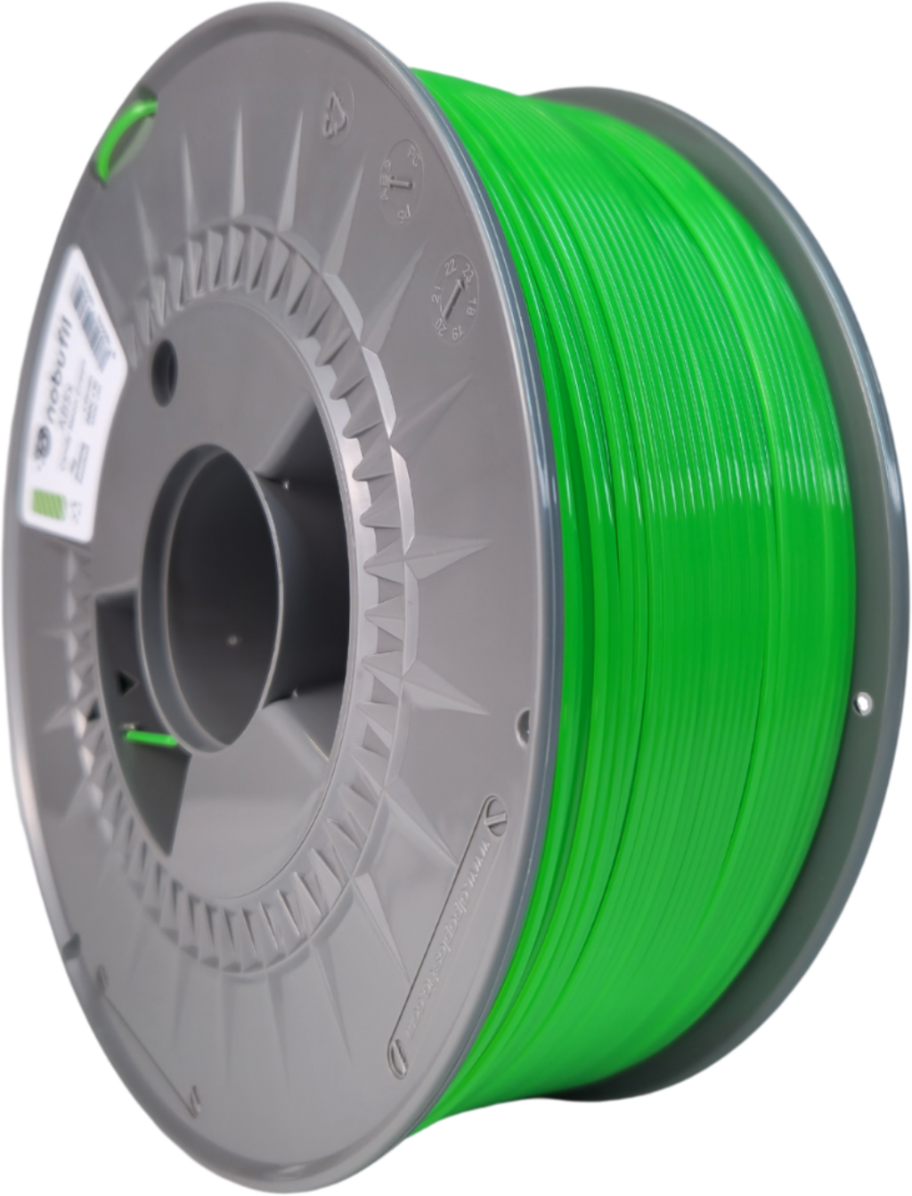 Nobufil  ABSx Candy Neon Green, 1,75 mm / 1000 g    ABS Filament aus recycelten Kunststoffen