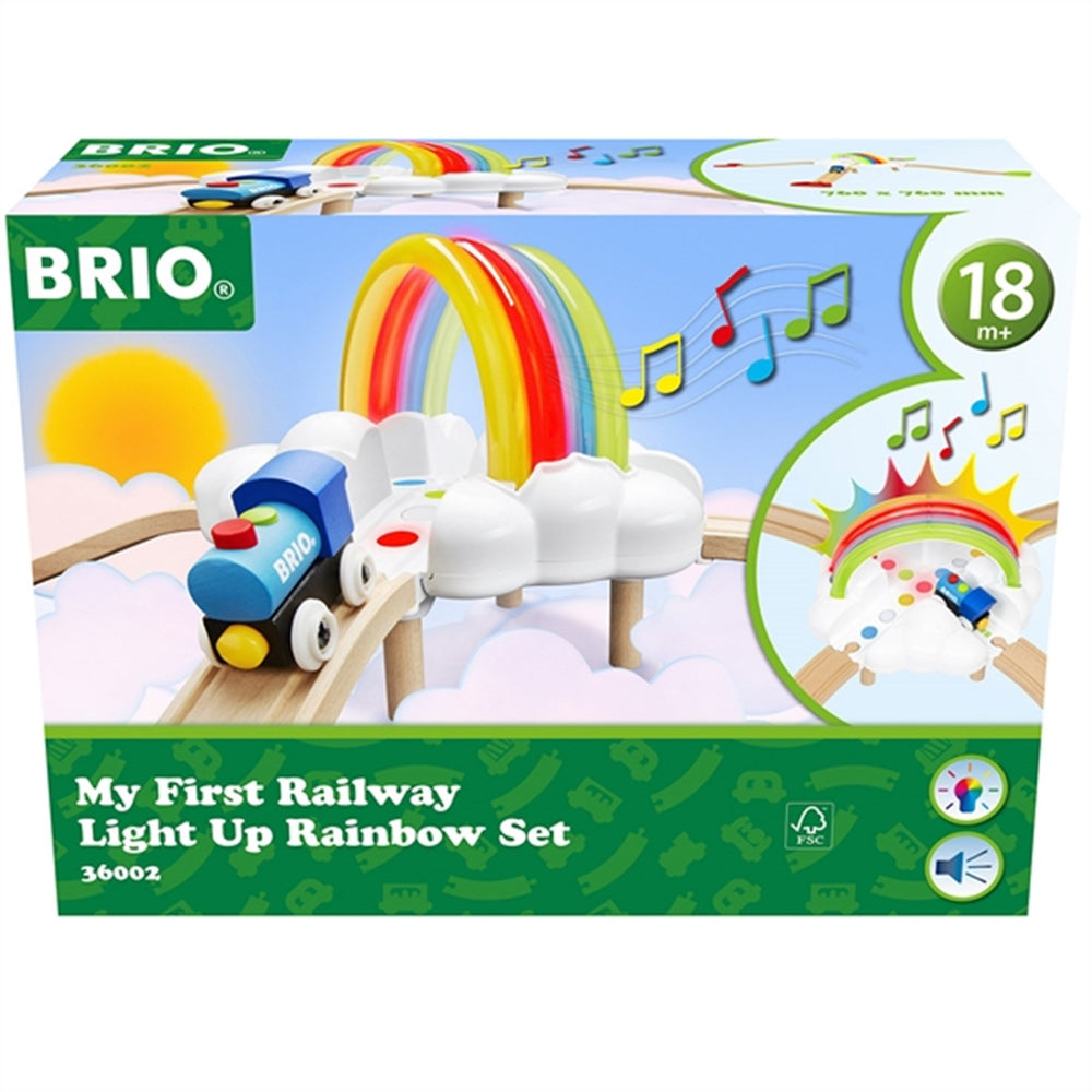 Min Første Togbane Light Up Regnbue Sæt