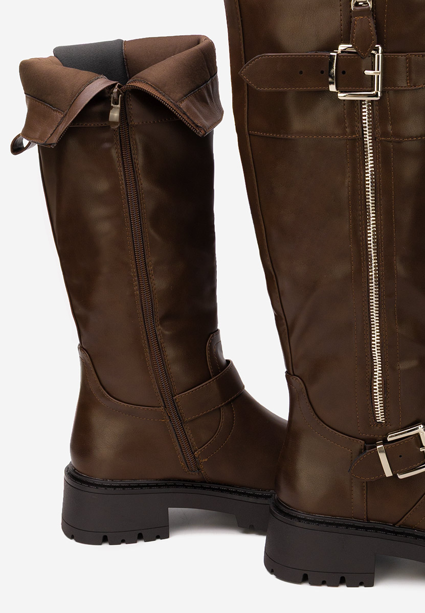 Bottes femme brunes Pavora