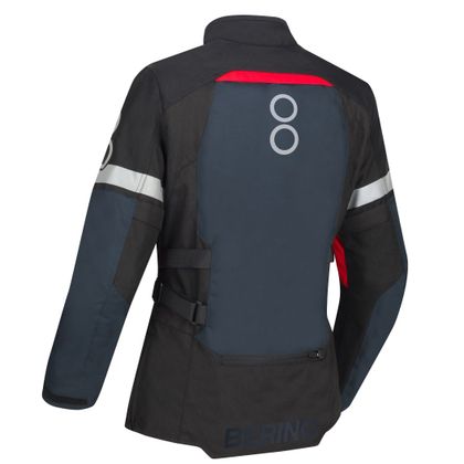 Veste Bering LADY HALIFAX - Gris / Rouge