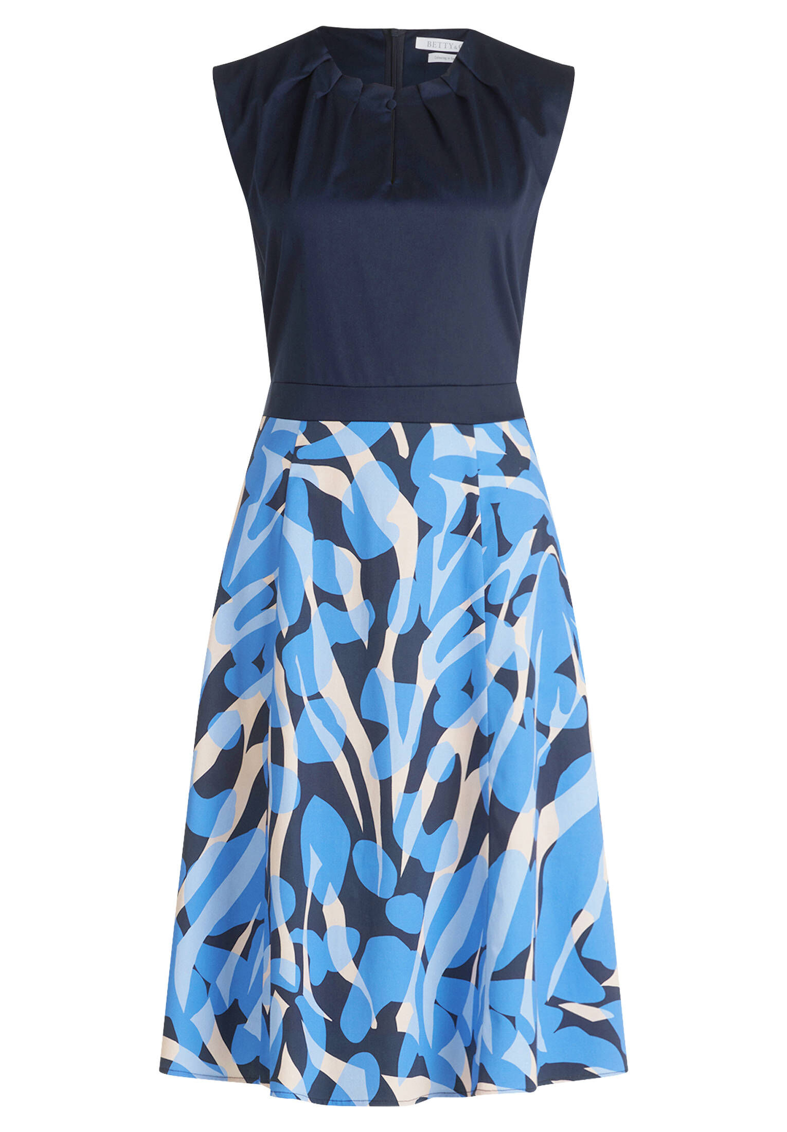 Betty & Co| Damen Midikleid ohne Arm