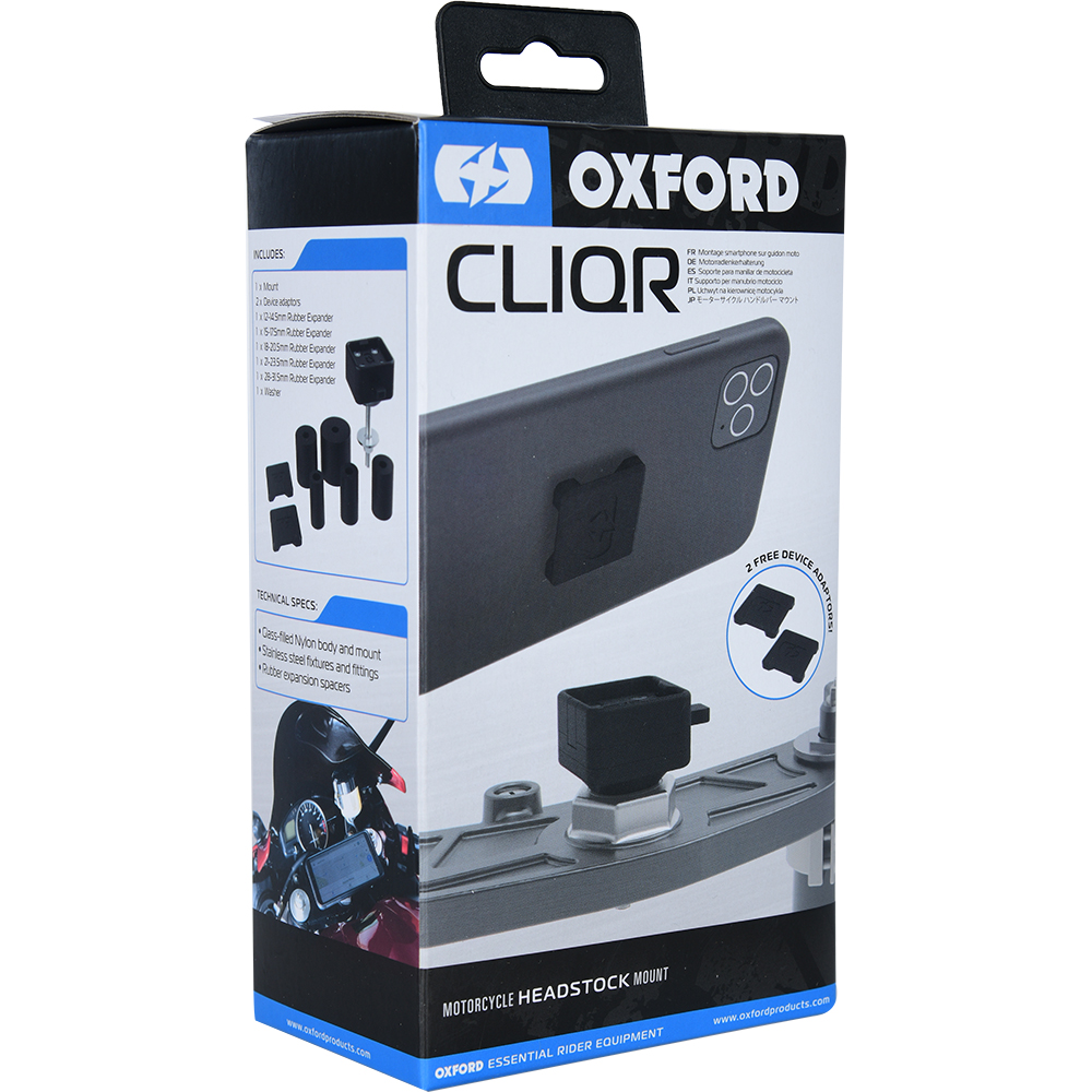 Oxford - Support smartphone CliqR avec écrou colonne de direction