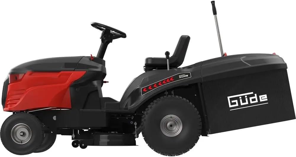 Güde Rasentraktor GAR 685 T Hydrostat, Luftbereifung, 210 L Fangsack, kraftvoll, komfortabel, wendig für große Rasenflächen, Garten, Parkanlagen