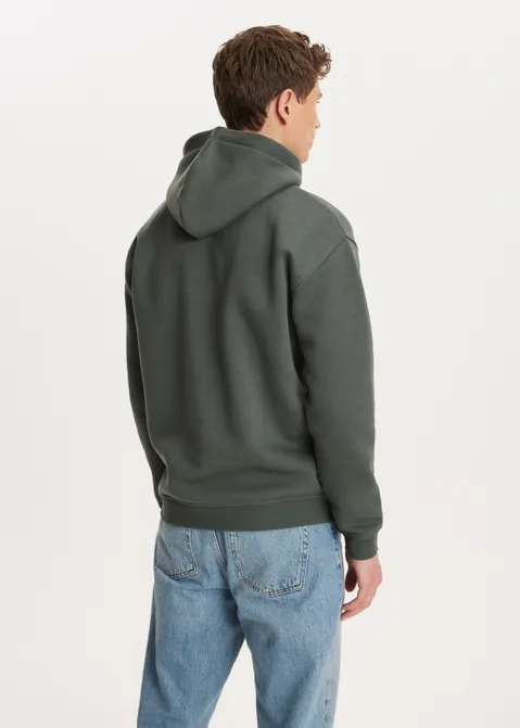 Brushed hoodie groen (GRN.G)