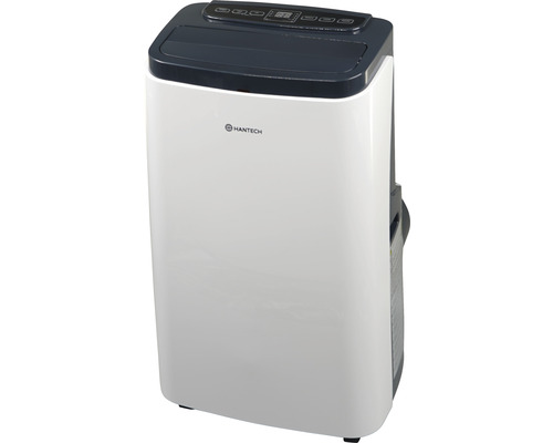 Hantech 12000 Tuya mobiele airconditioner met afzuigslang, wit/zwart, met afstandsbediening, geschikt voor ruimtes tot 35 m²/84 m³, lokale airconditioner