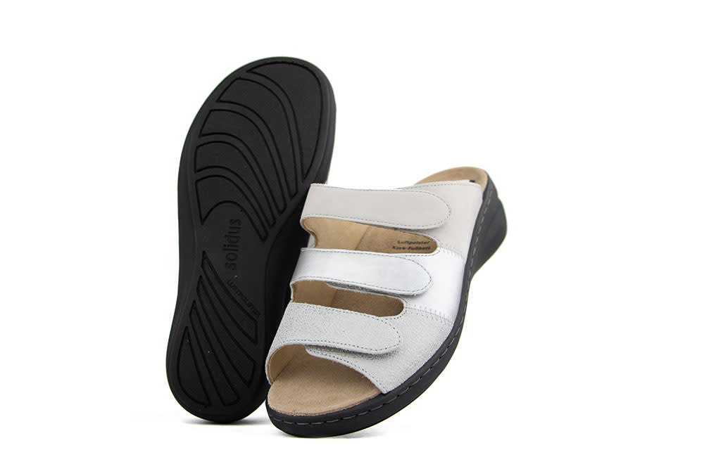 Solidus Slipper Crystal Grey Lino H