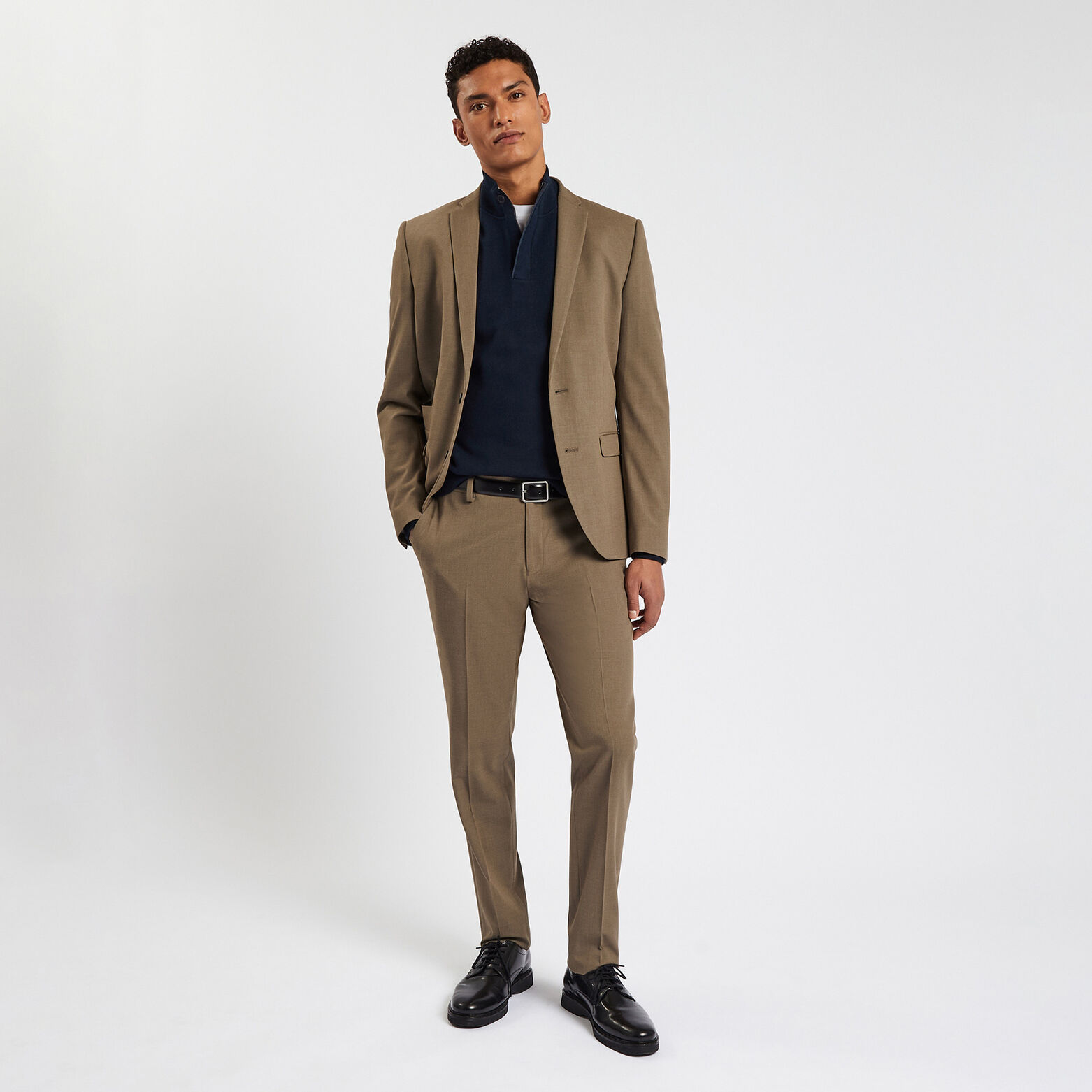 Costume 2 pièces extra slim - Marron