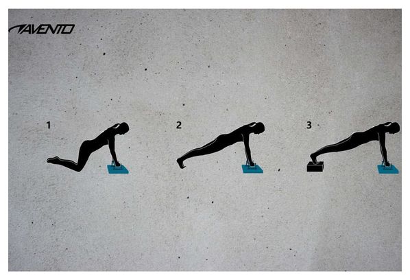 Avento Planche de pompes pliable