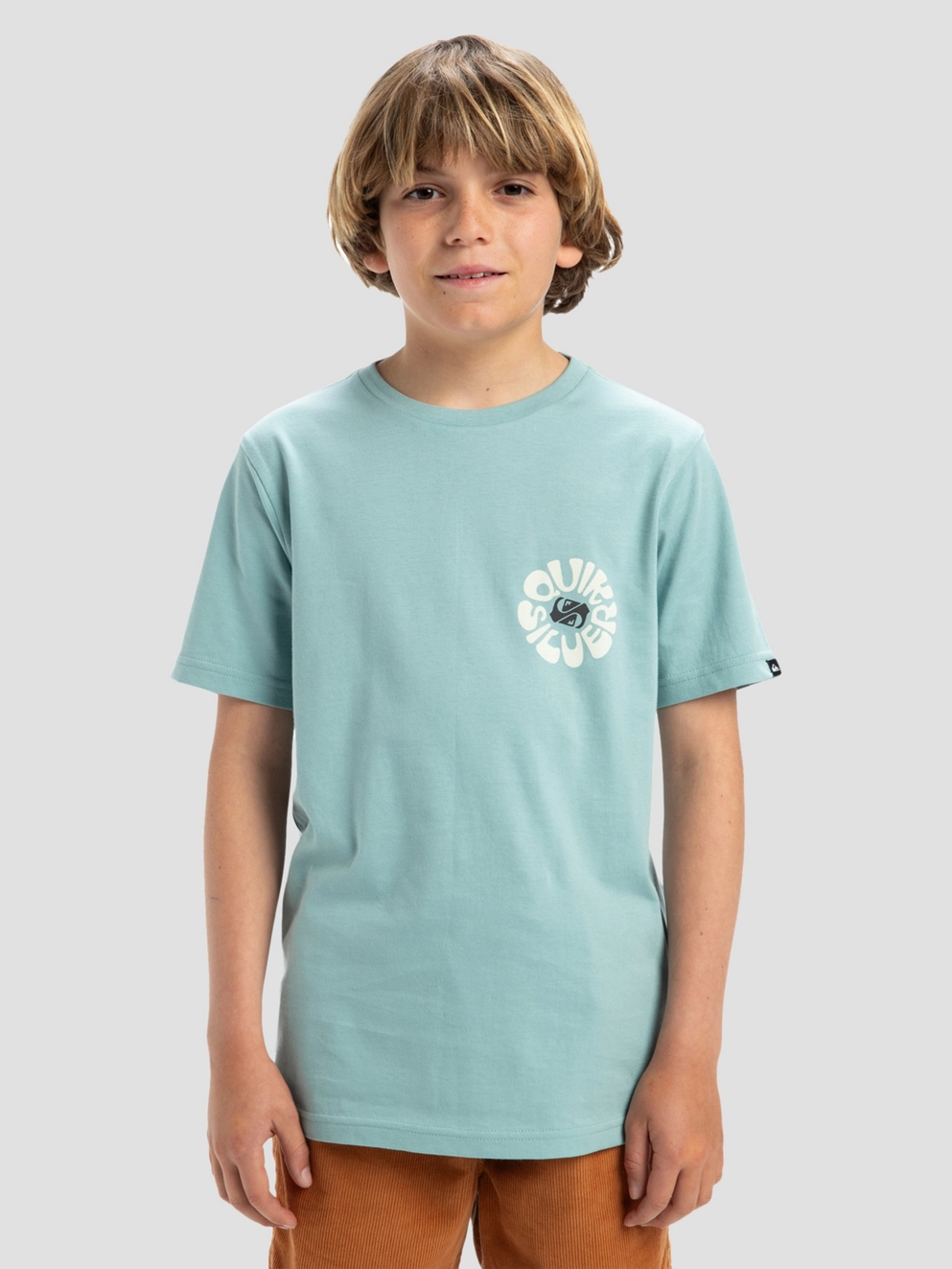 Quiksilver Evo Roads End Kids T-Shirt aquifer