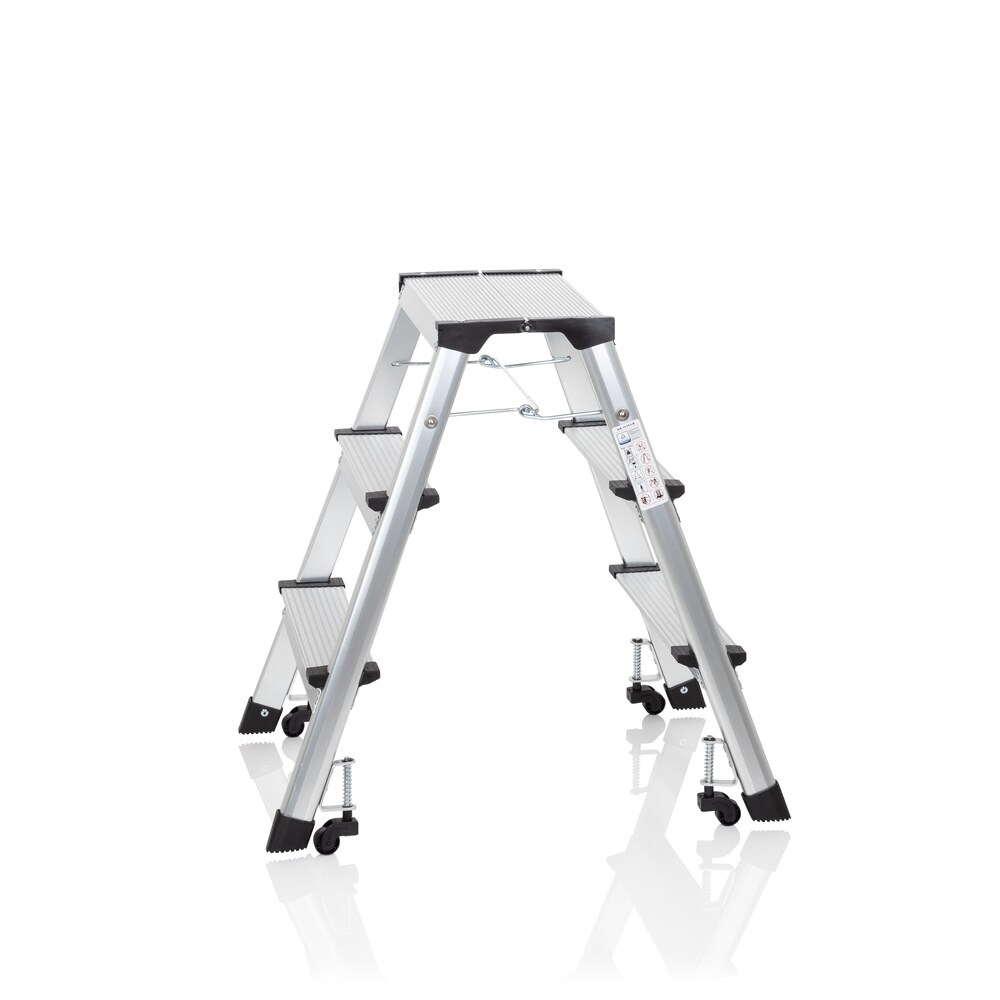 Klappleiter SOLID IV Aluminium hjh OFFICE