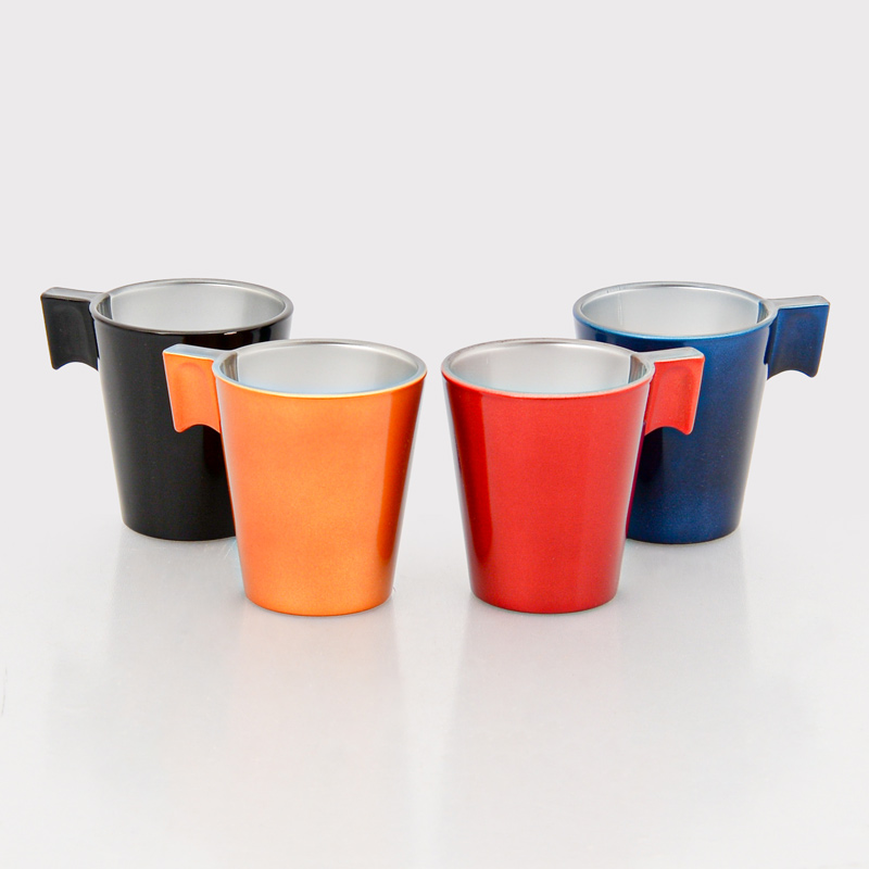 Lot de 4 tasses 'Flashy' à expresso