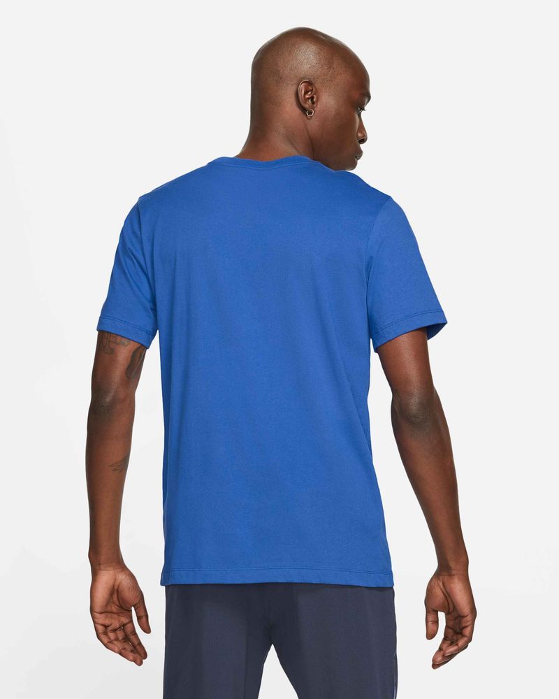 T-shirt de running Nike Dri-FIT Bleu pour homme