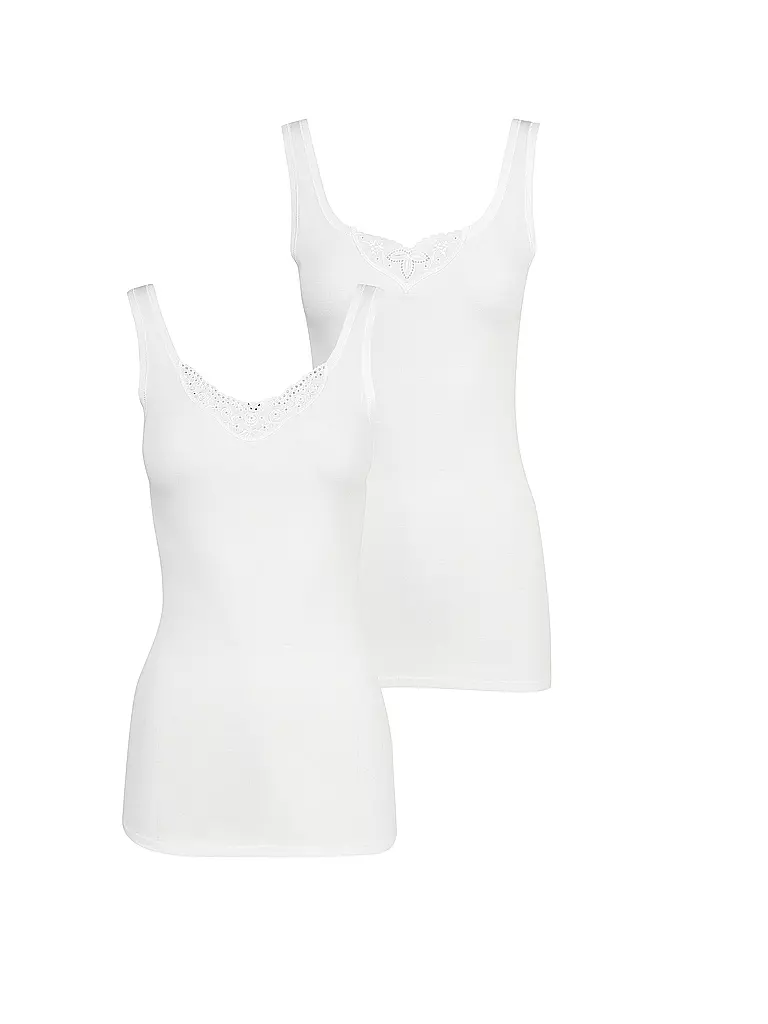 SCHIESSER Unterhemd 2-er Pkg.  weiss