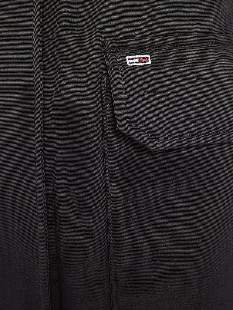 TOMMY JEANS Daunenparka schwarz