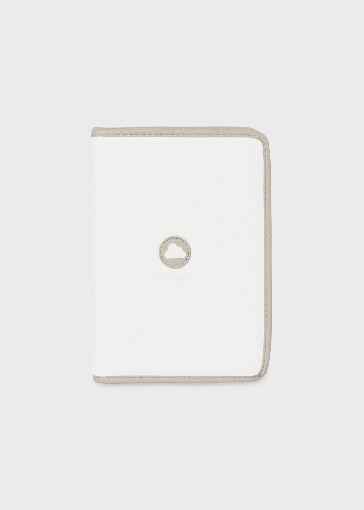 Porta-documentos com detalhes do logotipo do bebê