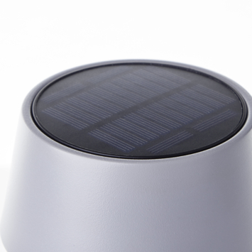Brilliant USB oplaadbare tafellamp Picco 4W grijs