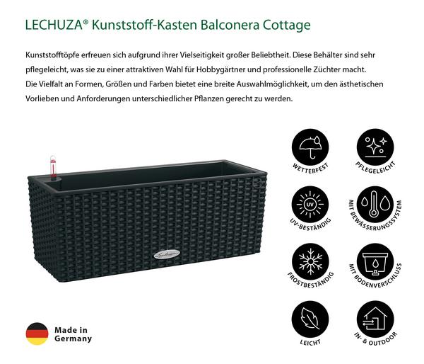 LECHUZA® Kunststoff-Kasten Balconera Cottage,