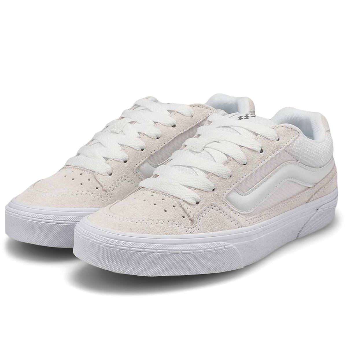 VANS-Caldrone-l-Baskets de skate - Talon plat - Blanc