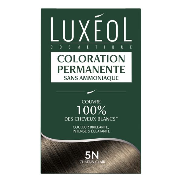 Coloration 5N Châtain Clair Luxéol 60ml