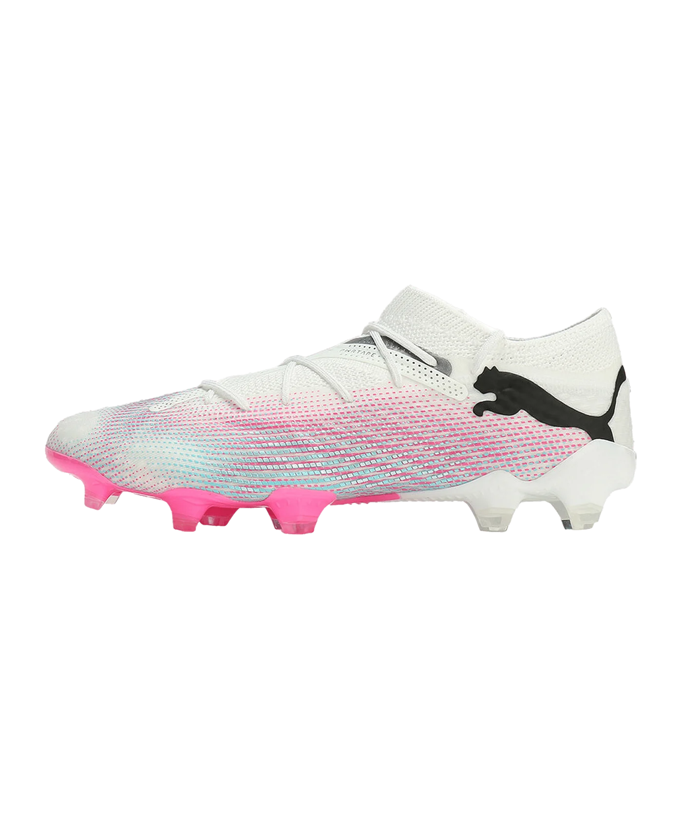 PUMA FUTURE 7 Ultimate Low FG/AG Phenomenal Weiss Schwarz Pink F01
