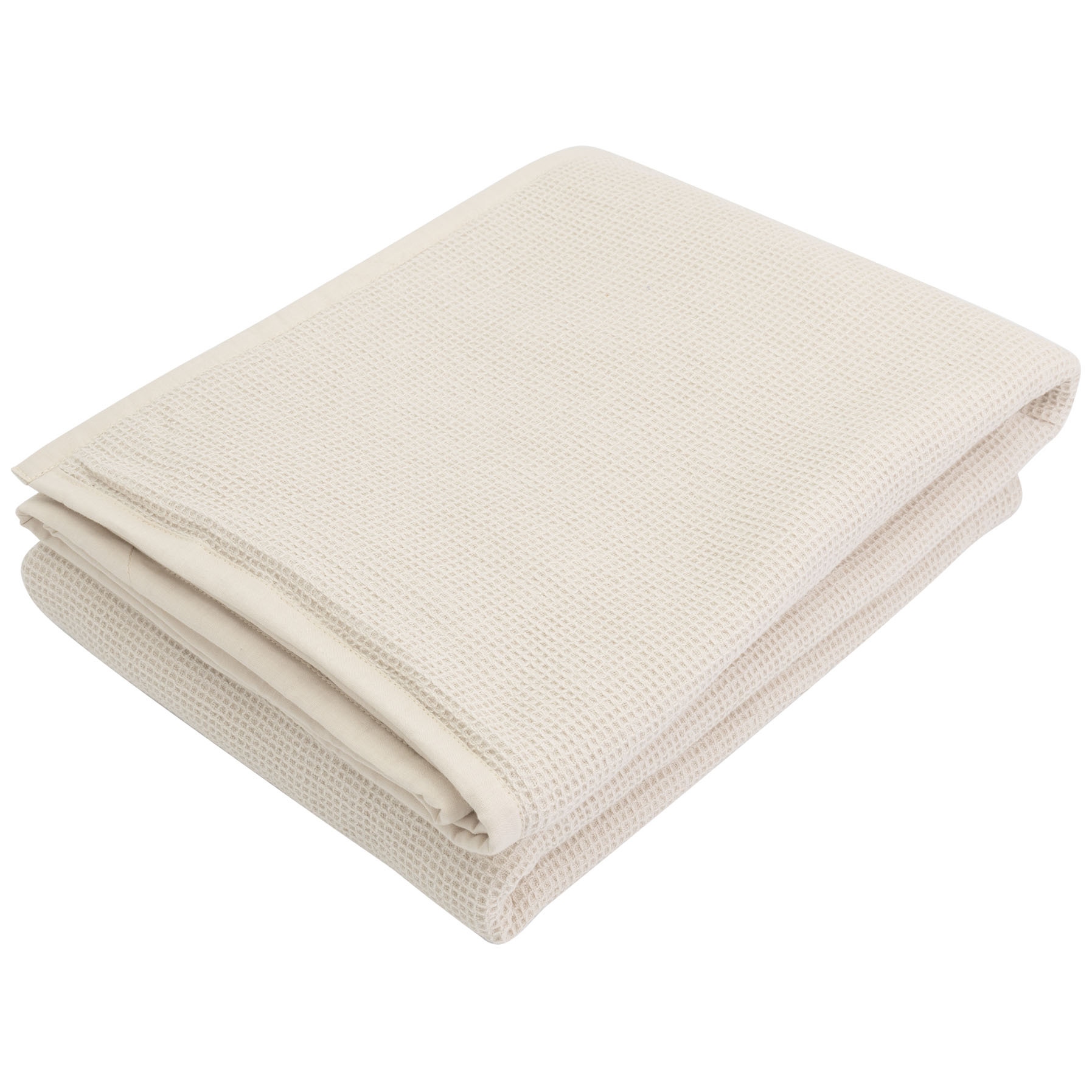 Prénatal ledikantdeken wafel beige