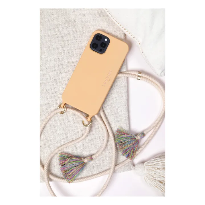 Louvini Coque Milo en plastique recyclable avec Magsafe | Rose pêche