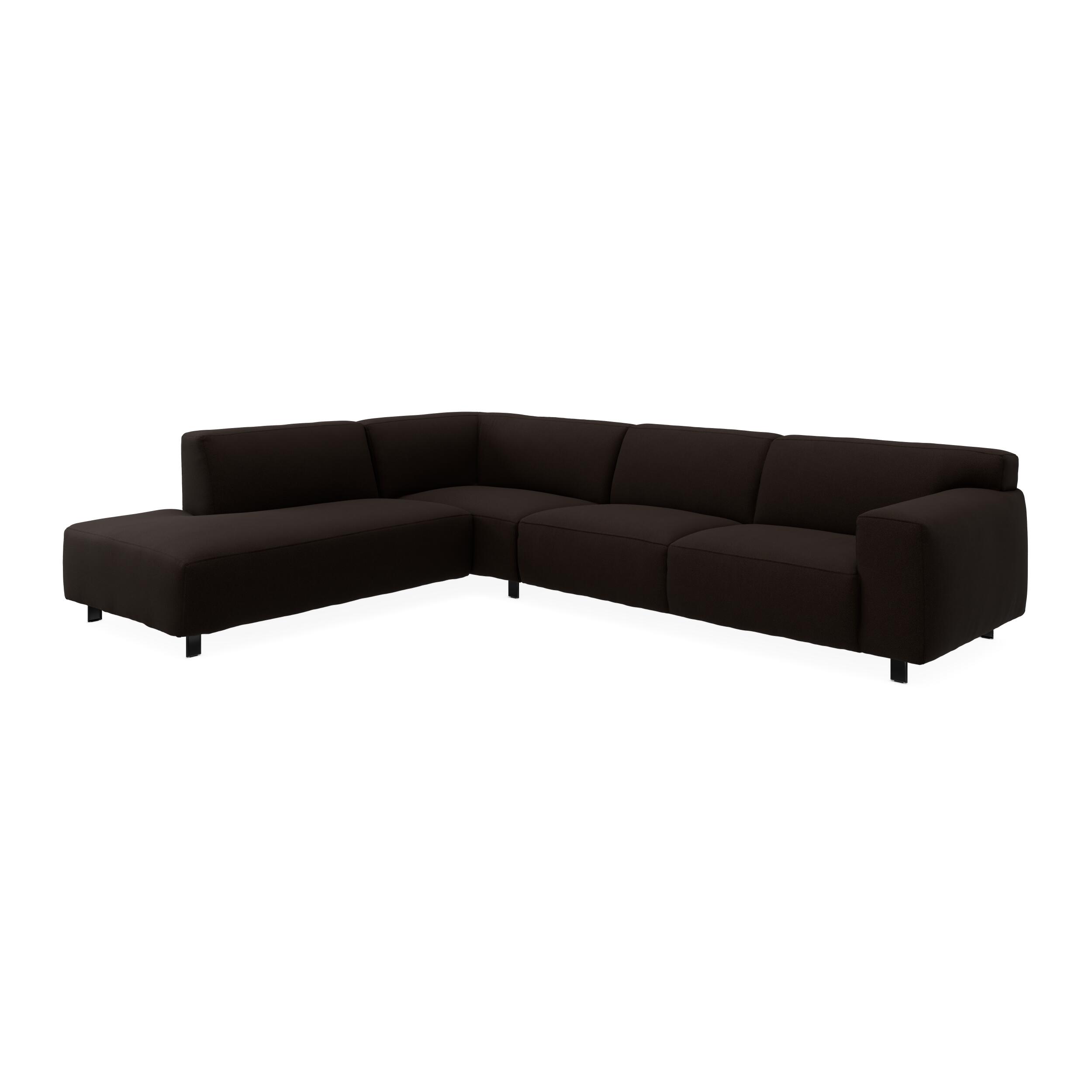 Siena venstrevendt hjørnesofa med pufafslutning