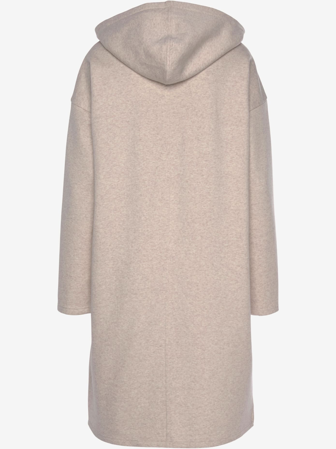 Veste sweat longue à capuche