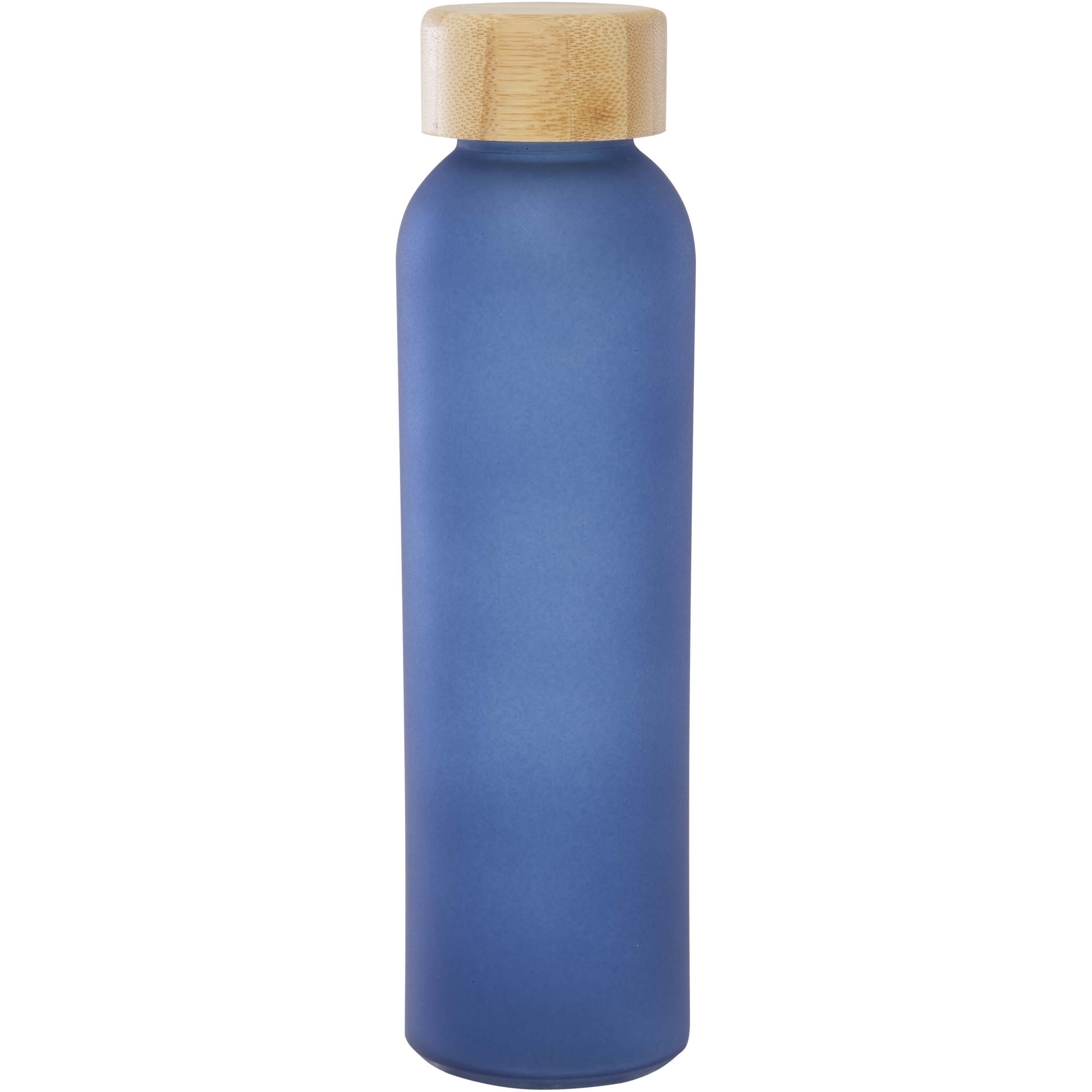 PF Concept 100830 - Bouteille en verre sodocalcique mat Lume de 500 ml avec couvercle en bambou