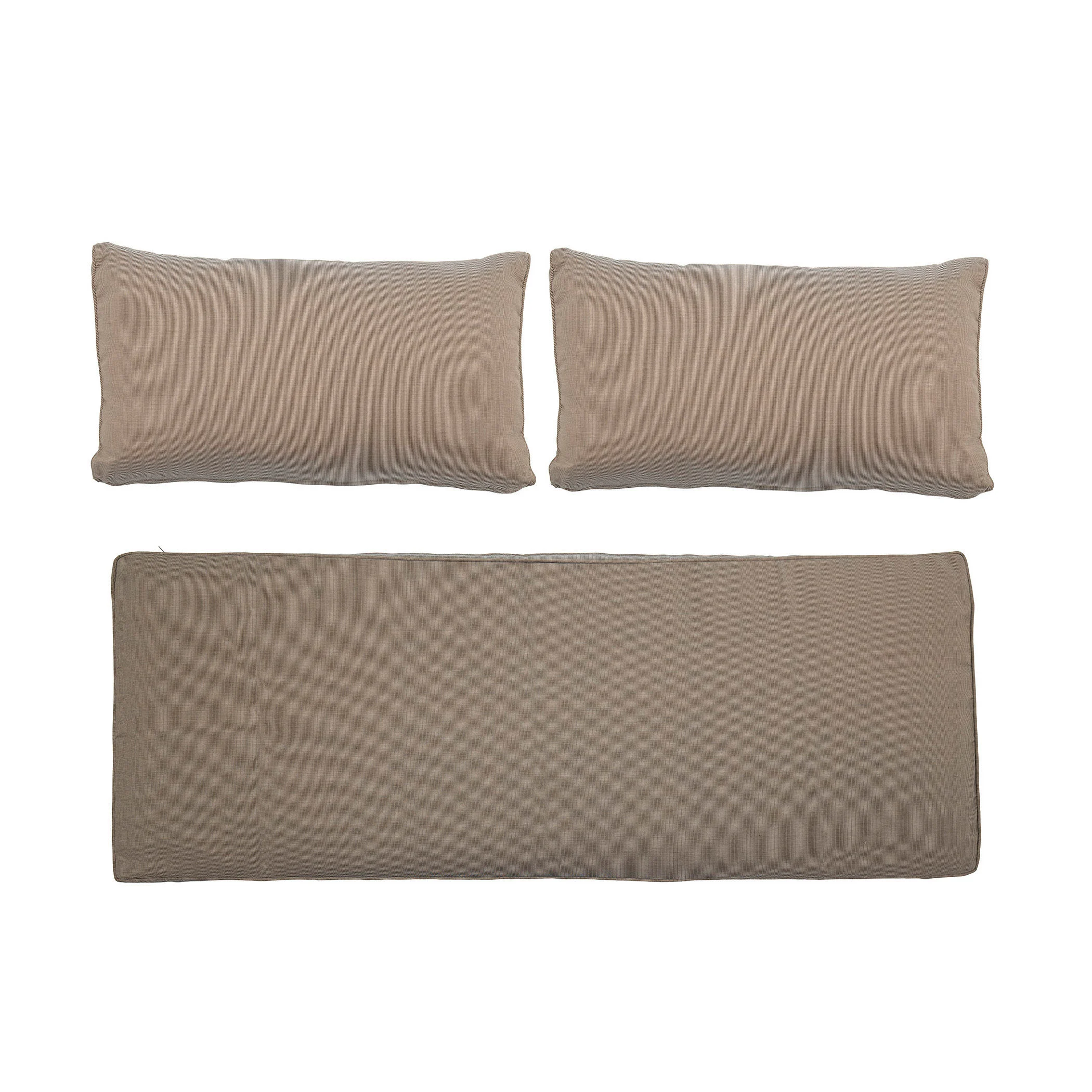 Housse de coussin tissu | Marron
