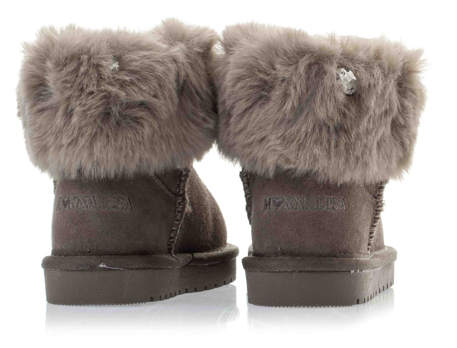 Monnalisa Fur Boots