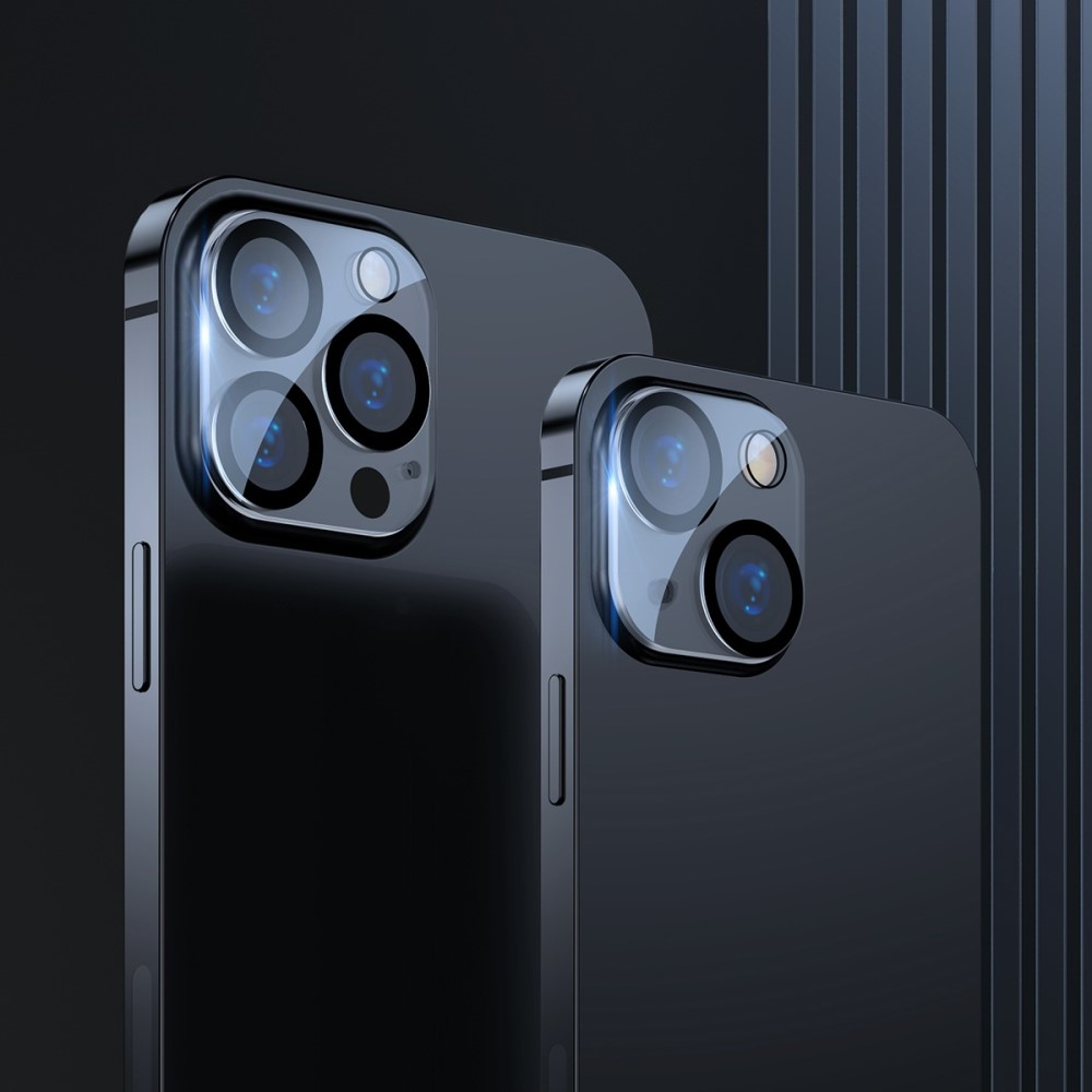 (2er Set) Baseus - iPhone 13 Mini / iPhone 13 Kamera Objektiv Protector Vollschutz Panzer Glas - Transparent