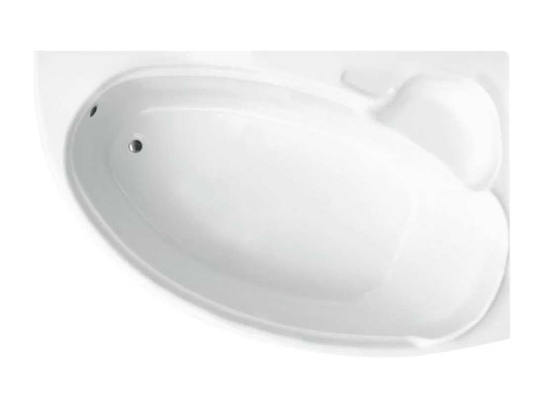 Baignoire d'angle NOVA 140-155-170cm Droite avec tablier - Dimensions: 155 CM