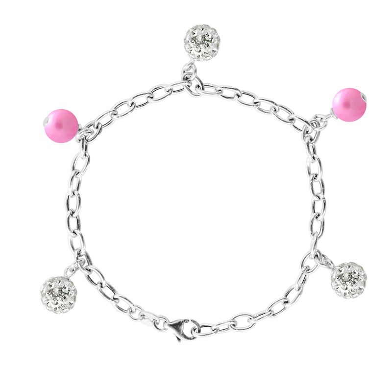 Bracelet - Perles de culture d'eau douce - Argent 925