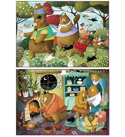 Educa Puzzlespiel - 2x20 Teile - Forest Geschichten