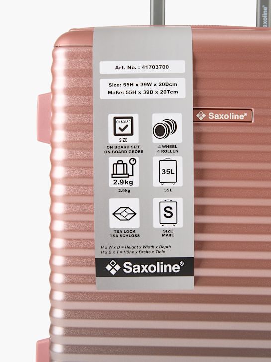 Saxoline Koffer pink