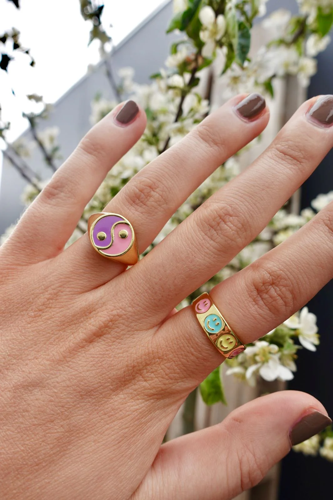 Mellow Moon Yin Yang Ring