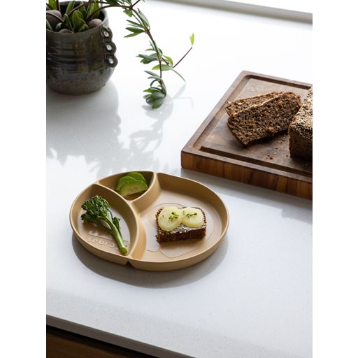 Sebra Mums Ruminddelt Tallerken, Wheat Yellow