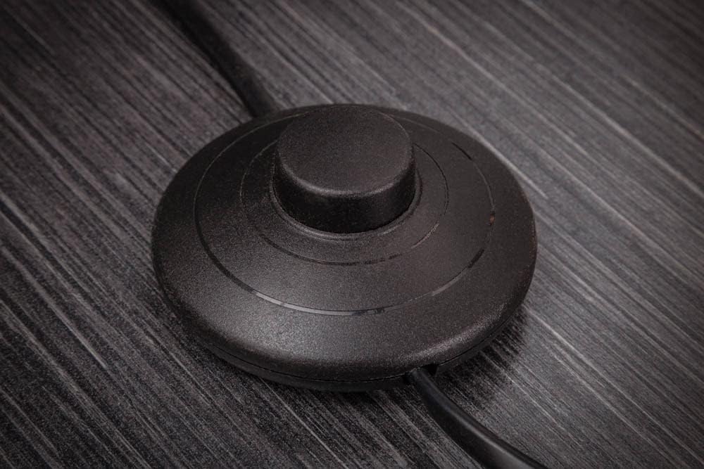 invicta INTERIOR Design Bogenlampe LEVELS schwarz glänzend Marmorfuß Stehleuchte Leuchte Lampe Wohnzimmerlampe