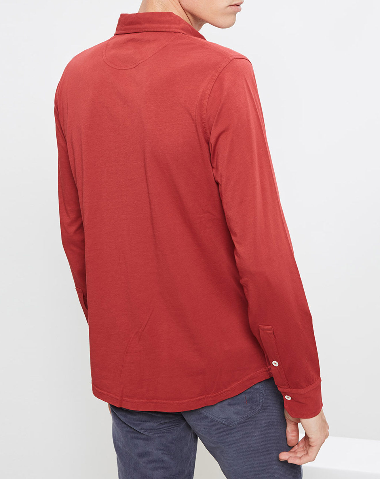 Hartford Chemise Polo Jersey rouge