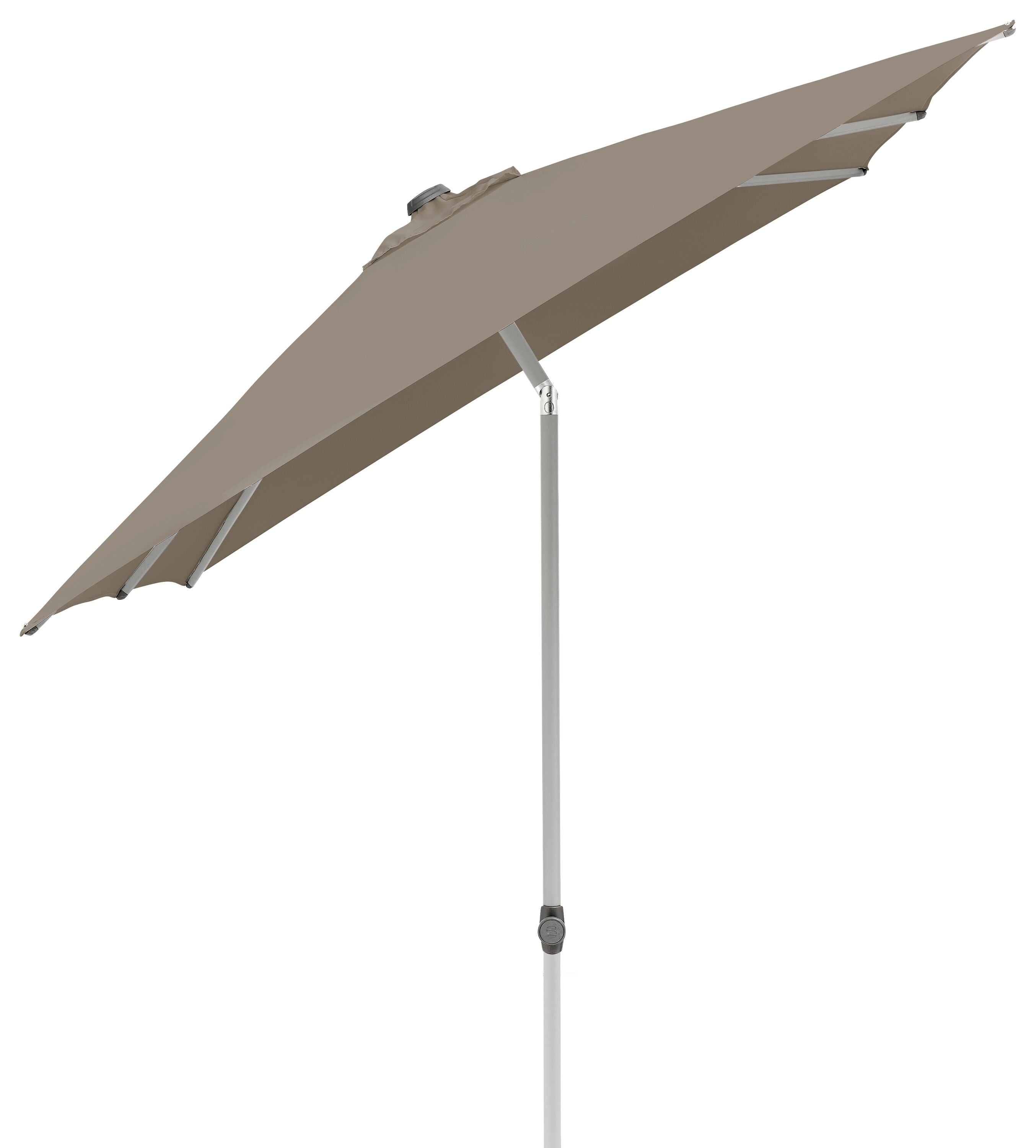Suncomfort by Glatz POP UP Sonnenschirm - Taupe / Hellgrau / Eisblau / H: 200.0 cm