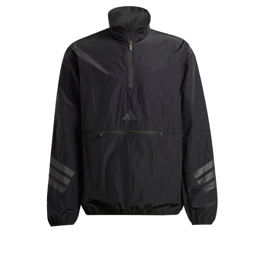 Adidas Sweat-shirt toile demi-zip 3 bandes Future Icons