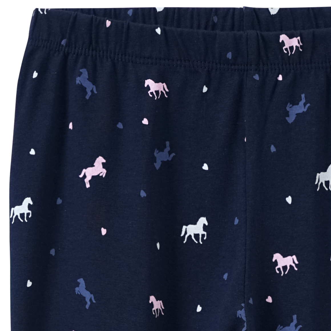Yigga Mädchen Leggings mit Allover-Print dunkelblau