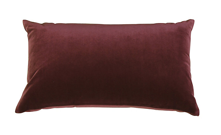 Coussin Velvet Valgreta 30x50 cm GoodHome bordeaux