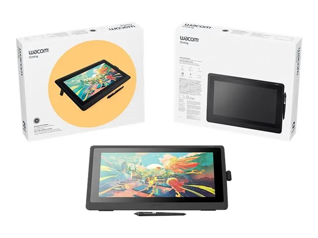 Wacom Cintiq 22 - Digitizer m/ LCD-skærm - højre- og venstrehåndet - 47.6 x 26.8 cm - elektromagnetisk - kablet - HDMI, USB 2.0