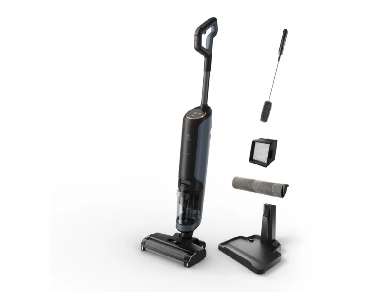 Electrolux EW81U3DB, Stående vakuum, Poseløs, Blå, 0,65 L, 0,55 L, Tør&våd