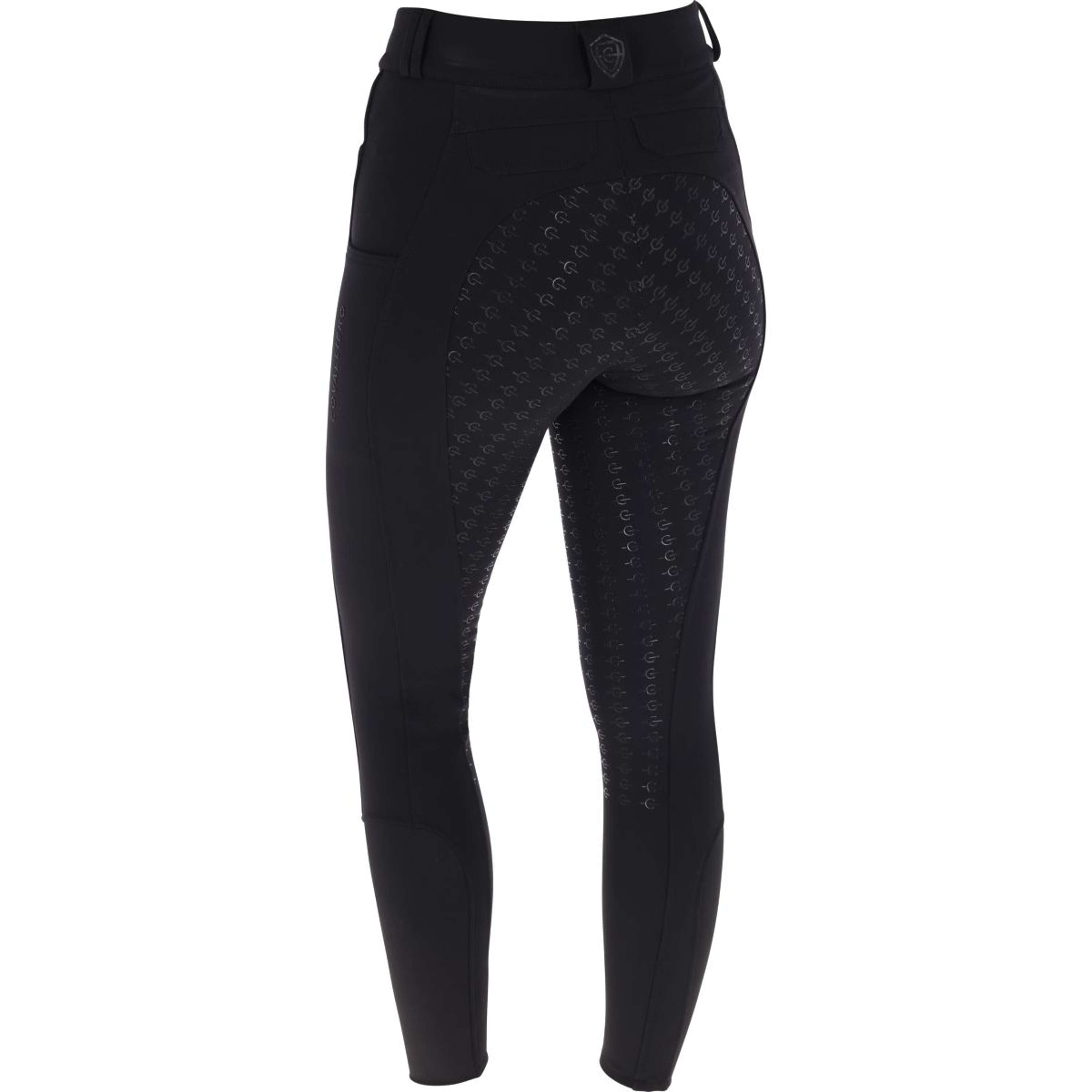 Covalliero Rijbroek AW25 Full Grip Zwart