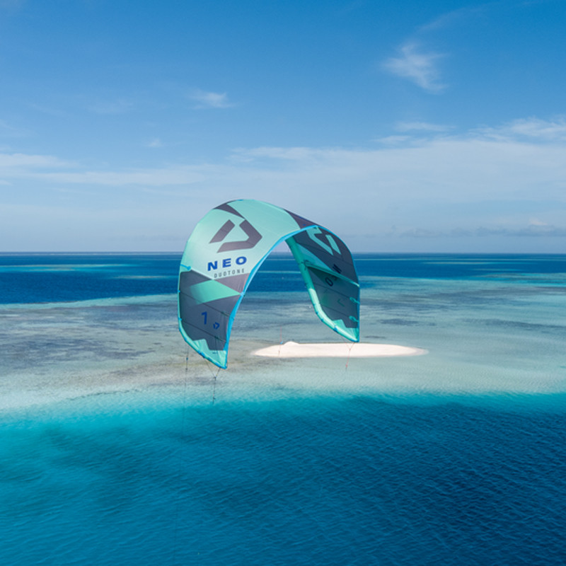 AILE DE KITESURF DUOTONE NEO 2025 CORAL/LIGHT GREY